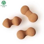 Portable Natural Cork Peanut Roller Yoga Massage Balls for Back Muscles Eco
