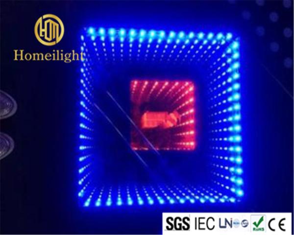 Buy cheap Hotel Magic Mirror Abyss Floor Tiles Game Hall Bar Wedding Double Tunnel Dance Floor 50X50CM from wholesalers
