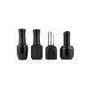 Buy cheap Black Body Empty Glass Nail Polish Bottles Unique Frosted Screw Cap Sealing from wholesalers