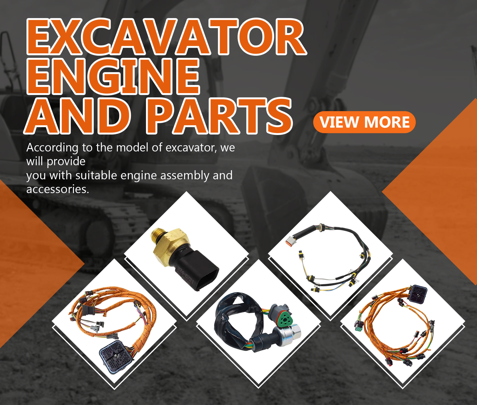 2746721 Oil Pressure Sensor For E320D C6.4 Excavator 274-6721 Pressure Switch Sensor 274-6721 278-5225