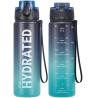 Buy cheap 32oz Motivational Sports Water Bottle with Time Marker - Times to Drink - Tritan, BPA Free, Wide Mouth Leakproof, from wholesalers