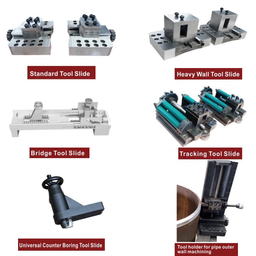 Electric Split Type Cutting Beveling Machine Integrated Automatic Feed