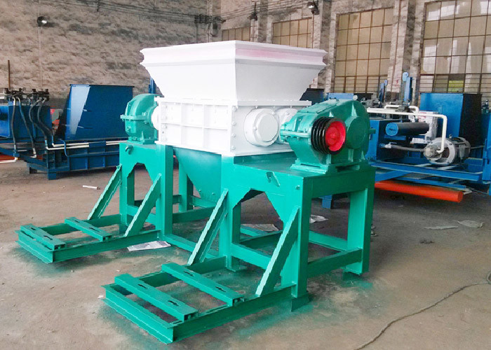 High Strength 55Crsi Double Shaft PVC / PP Shredder Machine