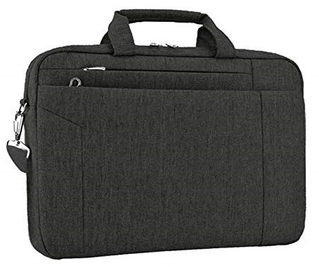 15.6 Inch Womens Laptop Messenger Bag , Canvas Poly Laptop Shoulder Bag