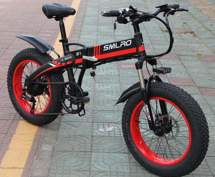 Safe Electric Folding Bike , 20 Inch Fold Up Electric Bike 120 KG Max Load
