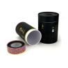Buy cheap Cylindrical Black Paper Tubes Round Clear Window Coffee Bean , Tea Packaging from wholesalers