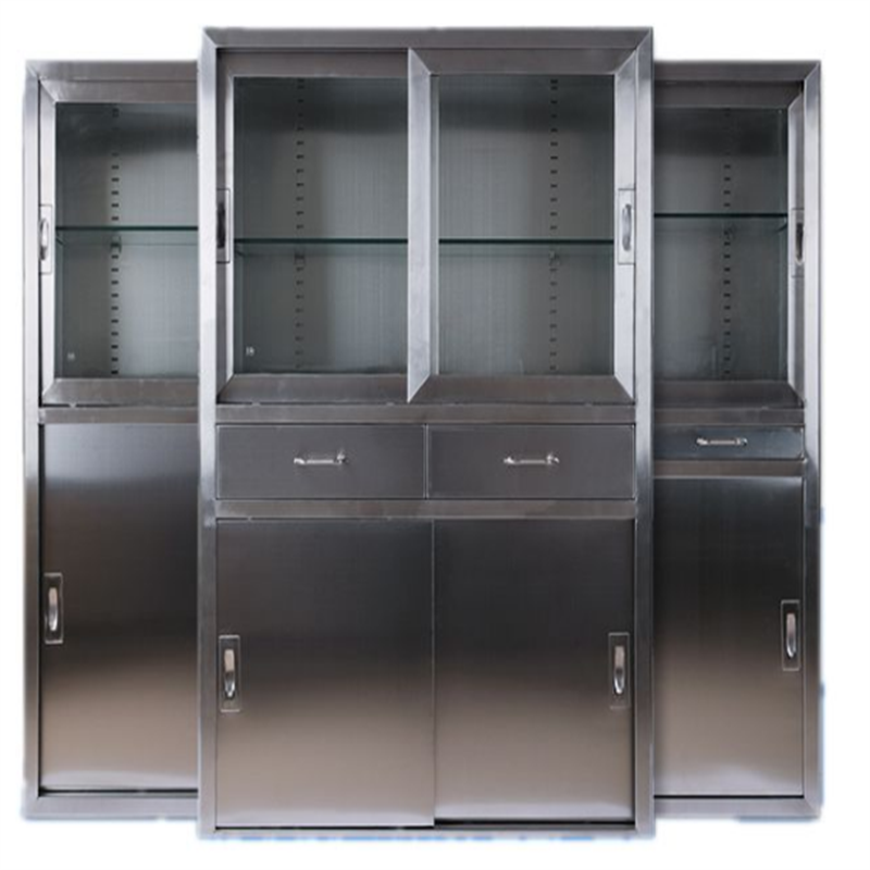 Dust Free Surgical Instrument Cabinet 200mm Wall Mounted Lockable Medicine Cabinet