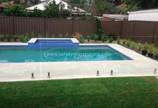 Buy cheap Custom Absolute Glass Pool Fencing , Toughened Glass Swimming Pool Fence from wholesalers