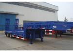 2/3/4/ Axles Hydraulic Low Bed Semi Trailer 40-100 Tons Gooseneck Type