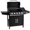 Buy cheap 141*55*109 cm Garden 304 Ss 10000Btu 5 Burner Gas Smoke Grill Machine With Side Burner from wholesalers