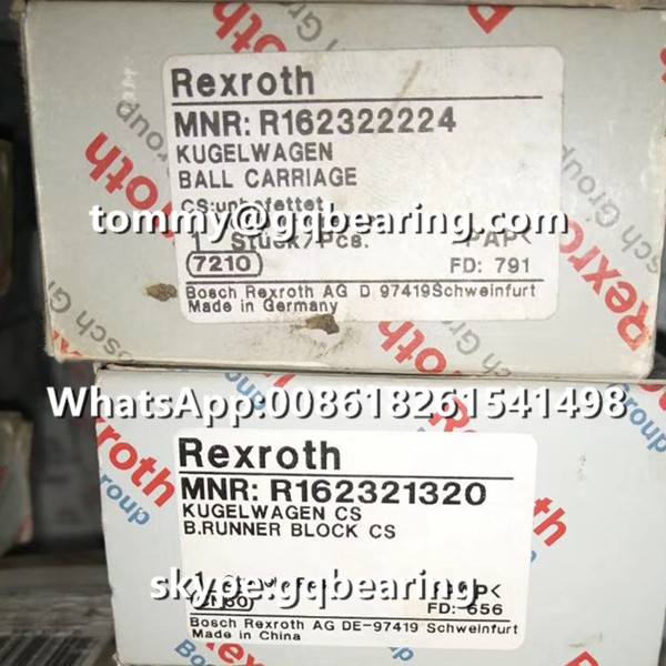 Rexroth R162312320 Narrow Type Long Length Standard Height Linear Carriage