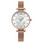 Women'S 33mm Alloy Case Watch Stainless Steel Mesh Belt OEM Quartz Royal Blue