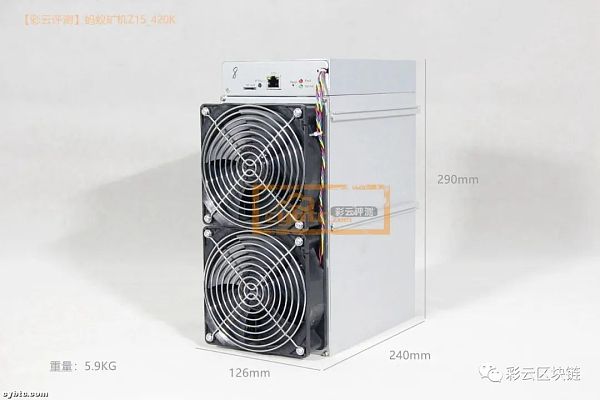 Bitmain Antminer Z15 420K Second Hand ZEN Miner Blockchain Mining Machine 420ksol Equihash Miner
