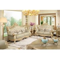 Buy cheap Luxury Classic French design of Living room Sofa sets 1+2+3 used Beech wood fame product
