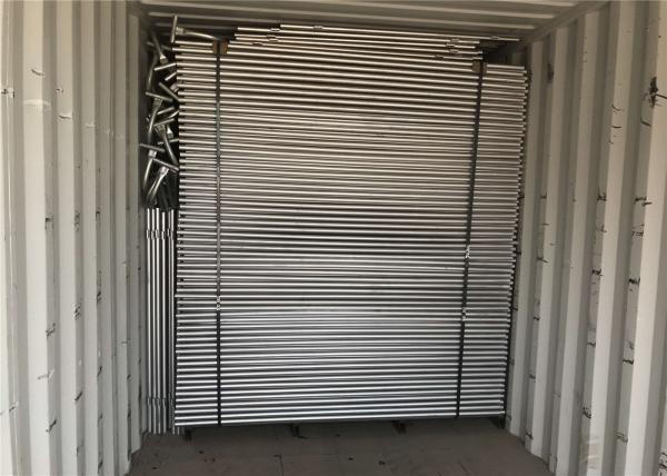 Buy cheap Anti Corrosion 10 Ft Chain Link Fence Panels , Temporary Panel Fencing from wholesalers