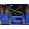 Buy cheap Blue CE Flatbed Container Trailer 6m 18 Wheeler Flatbed Trailer For Shipping from wholesalers