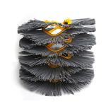 Poly Bristle Wide Sweeper Broom Brushes , Road Cleaning Brush Custom Size