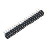 Buy cheap Straight Black Female Pin Header Connector 2.54 Mm Dual Row 180 Degree from wholesalers