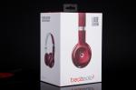 Beats by Dre Solo2 On-Ear Headphones Luxe Edition In Red With Remote Control