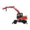 Buy cheap Heavy Equipment Excavator , 0.4 M3 Bucket Capacity 8 Tonne Wheeled Excavators from wholesalers