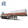 Buy cheap 3 Axles 40tons Liquid Crude Oil Asphalt Bitumen Tanker Trailer with Steel Tanker from wholesalers