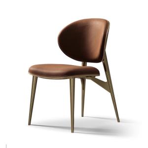 Wholesale High Back Comfortable Upholstered Dining Chairs Modern Metal Dining Chairs from china suppliers