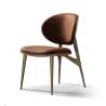 Buy cheap High Back Comfortable Upholstered Dining Chairs Modern Metal Dining Chairs from wholesalers