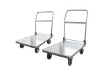 YF XF ZF Series Heavy Duty Four Wheels Steel Platform Trolley For Supermarket
