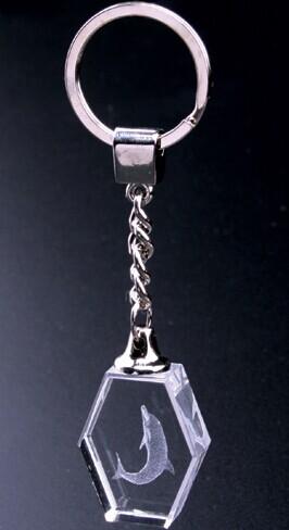 Buy cheap Crystal Transparent Fish Key Chain from wholesalers