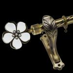 Plum Blossom Set Double Tube Pipe Curtain Rods