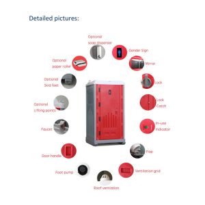 Buy cheap Casting Aluminum Portable Toilet Mould Rotomold Mobile Toilet Mould With Full Sets from wholesalers