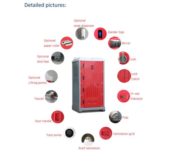 Buy cheap Casting Aluminum Portable Toilet Mould Mobile Toilet With Full Sets from wholesalers