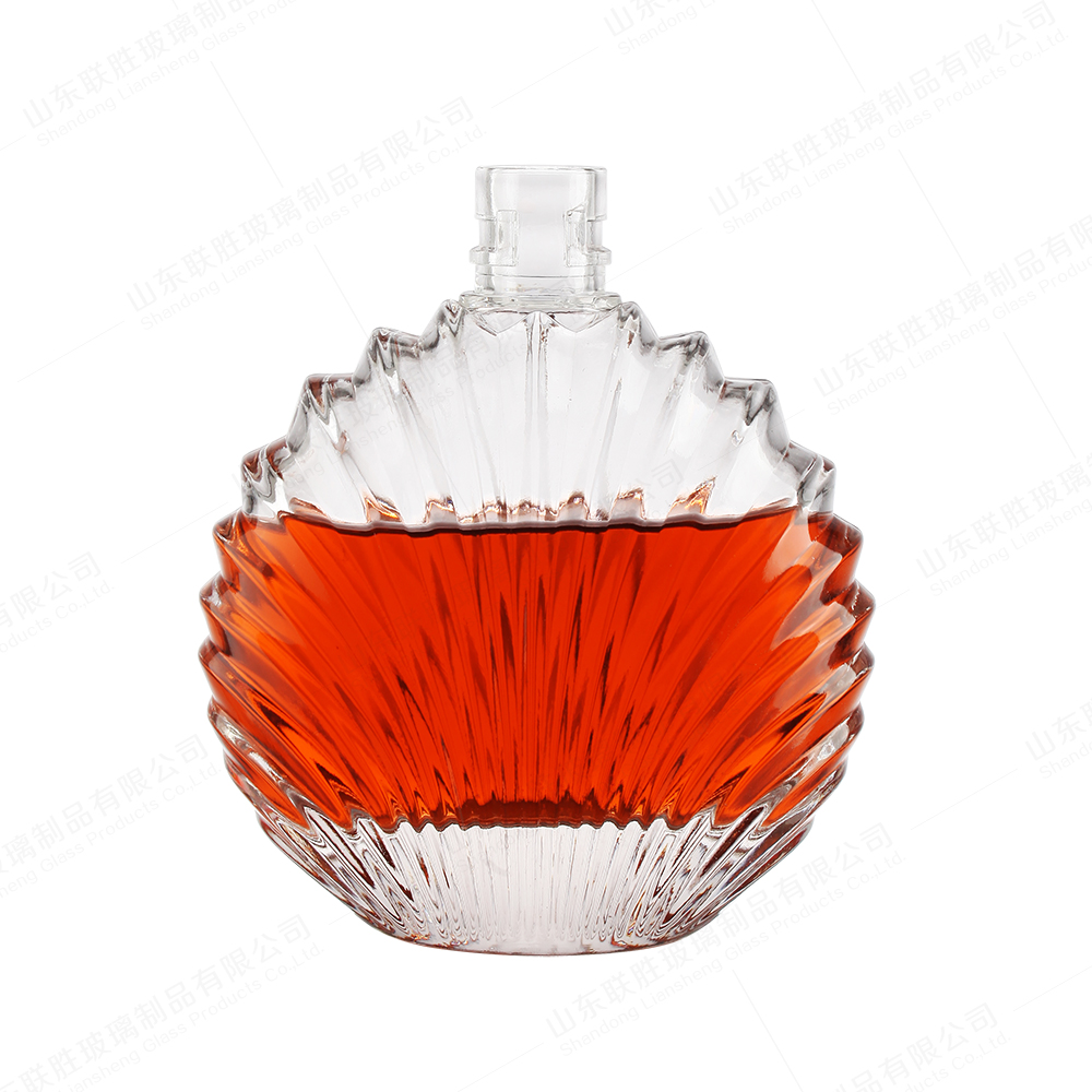 OEM ODM 500Ml Clear Glass Bottle For Fruit Wine And Liquor Spirits