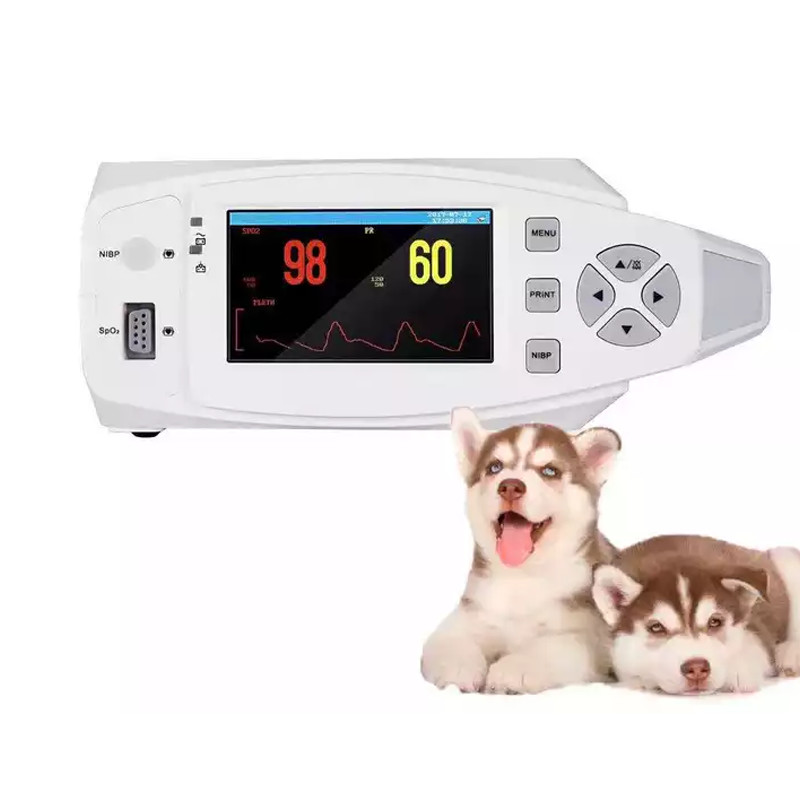 Oscillometric Veterinary Blood Pressure Monitor RoHS 4.3nch Color TFT