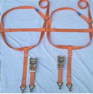 Buy cheap Polyester Ratchet Tie Down 50mm*2.6m En12195-2standard Tuv Gs Approved from wholesalers
