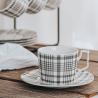Buy cheap Party Occasion Ceramic Porcelain Tea Cup And Saucer Set With Spoon In European Style from wholesalers