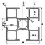 T4 T5 T6 T Slot Aluminum Extrusion Profiles Steel Polished Suface Treatment