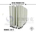 PTFE PU Molded Pleated Filter Bags , 153 * 2000mm Dust Extractor Filter Bags