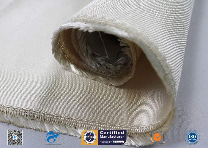 Heat Resistant 1050g Brown High Silica Fiberglass Fabric Fireproof