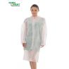 Buy cheap Long Sleeves Waterproof Disposable 55gsm Nonwoven Lab Coat from wholesalers