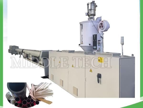 Buy cheap Single Srew PVC Pipe Manufacturing Machine , Copper Wing PVC Pipe Extrusion Line from wholesalers