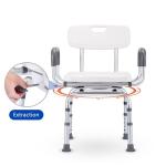 360 Degrees Swivel Shower Chair For Elderly Lightweight And Comfortable