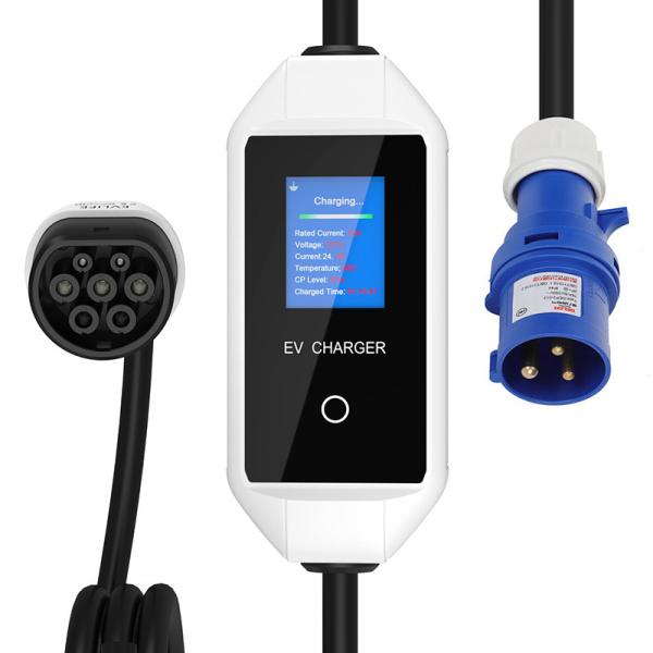 Buy cheap 8A 10A 13A Fast AC Charger Outdoor Level 2 Charger For Tesla BMW Audi from wholesalers
