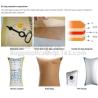 Buy cheap air cushion pillow bags, inflatable air filled pillow bag, shockproof recycable air pillow glass bottle bag, bagplastics from wholesalers