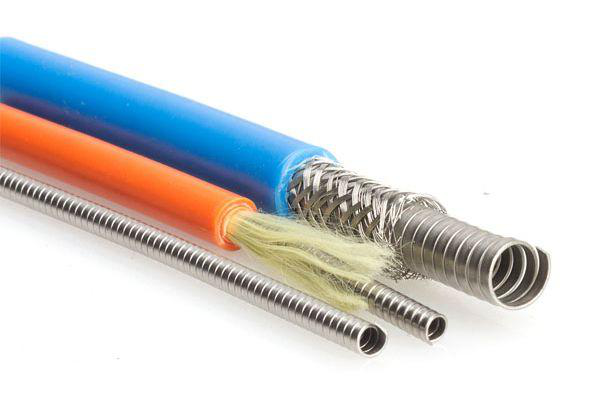 Stainless Steel OM3 OM4 Armored Fiber 6 Core G652D PVC LSZH
