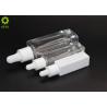 Buy cheap 10ml 15ml 30ml Empty Cosmetic Square White Clear Frosted Glass Dropper Essential Oil Bottle from wholesalers