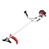 Buy cheap knapsack 43CC pole Brush Cutter multi function shrub scissors grass trimmer rice shears harvester 2Stroke straight shaft product