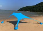 Buy cheap Blue Leica Polyester Pop Up Beach Sun Shade Tent Uv Protection 210X210X170CM from wholesalers