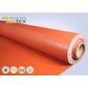 Buy cheap 960 G/sqm Red Silicone Coated Fiberglass Fabric For Heat And Cold Insulation from wholesalers