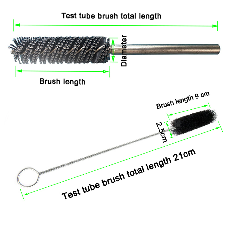 Inner Hole Pipe Deburring Brush , Steel Wire Brush Zinc Plated Handle
